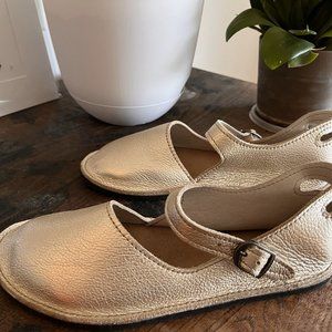 Softstar Adult Merry Janes, Size 6U/6.5-7 Women, Color: Platinum